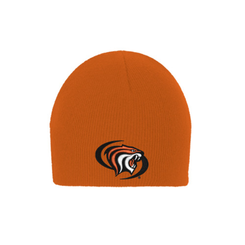  Orange Knit Beanie - Pacific Powercat Primary Mark