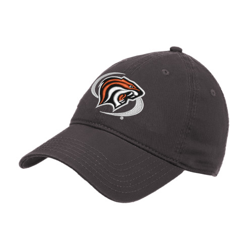  Charcoal Unstructured Adjustable Low Profile Hat - Pacific Powercat Primary Mark