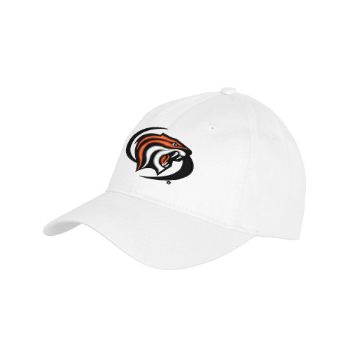  Youth White Pro Style Hat - Pacific Powercat Primary Mark