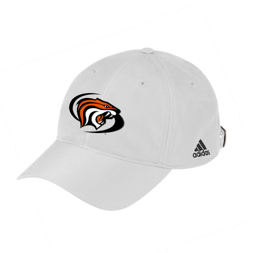  Adidas White Performance Slouch Hat - Pacific Powercat Primary Mark