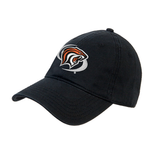  Black Unstructured Adjustable Low Profile Hat - Pacific Powercat Primary Mark