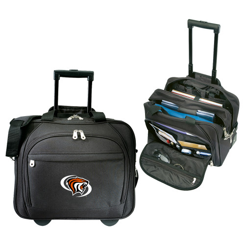  Black Embassy Plus Rolling Computer Brief - Pacific Powercat Primary Mark
