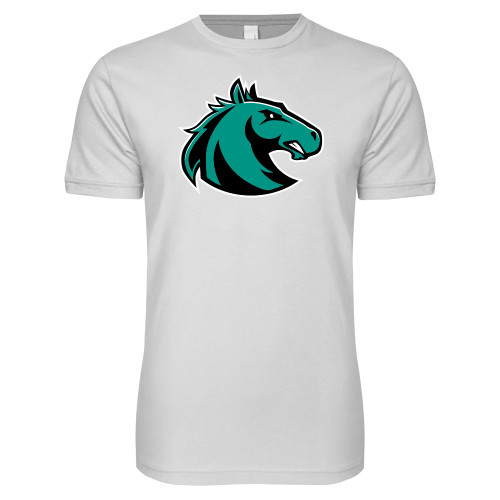  Next Level White SoftStyle T Shirt - Athletic Palomino