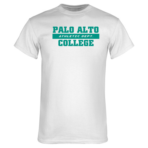 White T Shirt - Palo Alto College Athletic Dept.