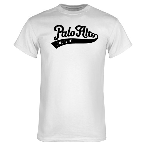  White T Shirt - Palo Alto College Script
