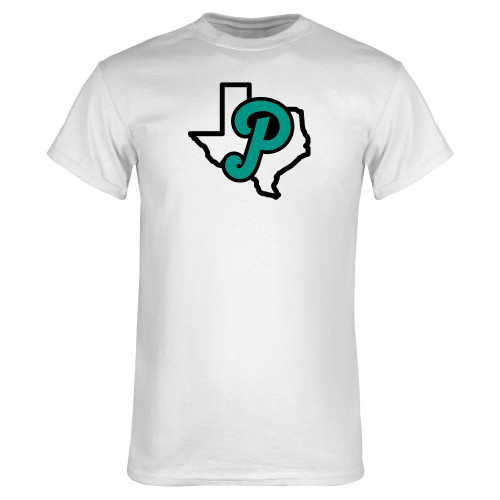  White T Shirt - Script P Texas