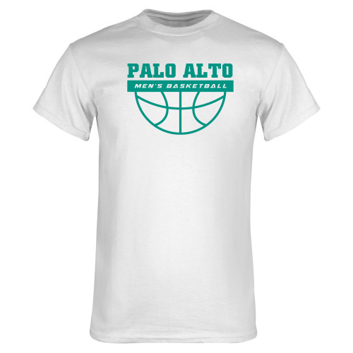  White T Shirt - Palo Alto Mens Basketball
