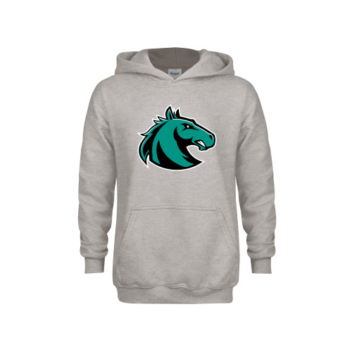  Youth Grey Fleece Hood - Athletic Palomino