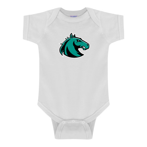  White Infant Onesie - Athletic Palomino