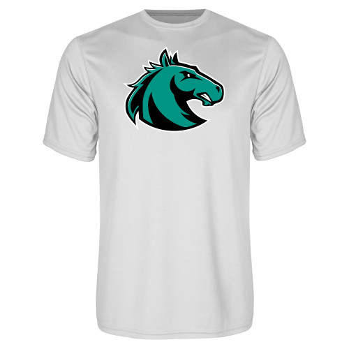  White Performance Tee - Athletic Palomino