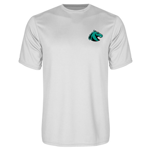  White Performance Tee - Athletic Palomino