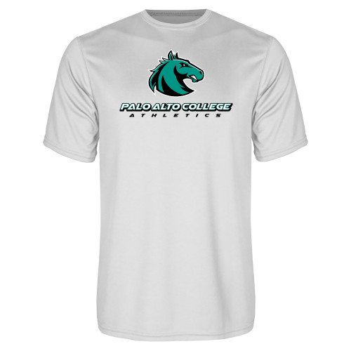  White Performance Tee - Athletics
