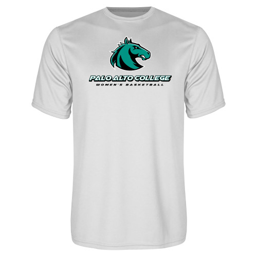  White Performance Tee - Womens Basketball
