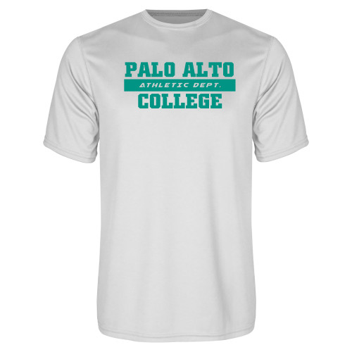  White Performance Tee - Palo Alto College Athletic Dept.