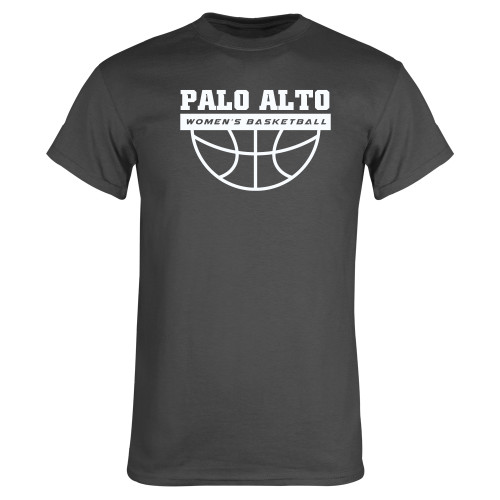  Charcoal T Shirt - Palo Alto Womens Basketball