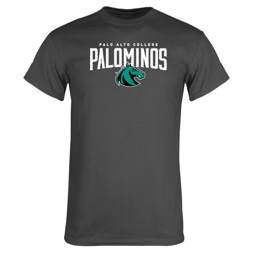  Charcoal T Shirt - Palo Alto College Palominos