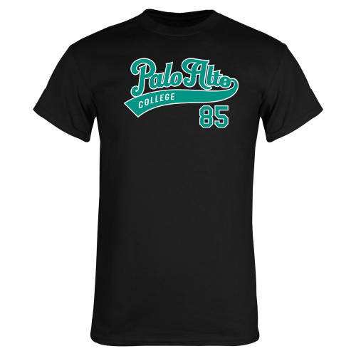  Black T Shirt - Palo Alto College Script 85