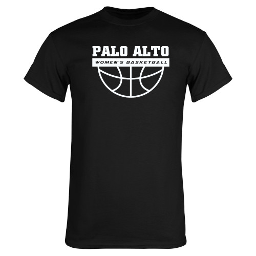  Black T Shirt - Palo Alto Womens Basketball