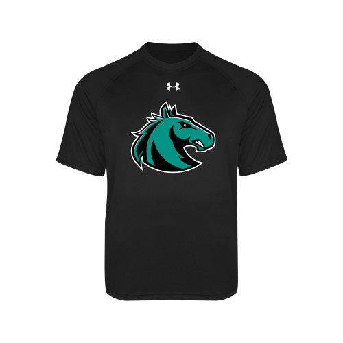  Under Armour Youth Black Tech Tee - Athletic Palomino