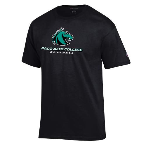  Champion Black T Shirt - Baseball