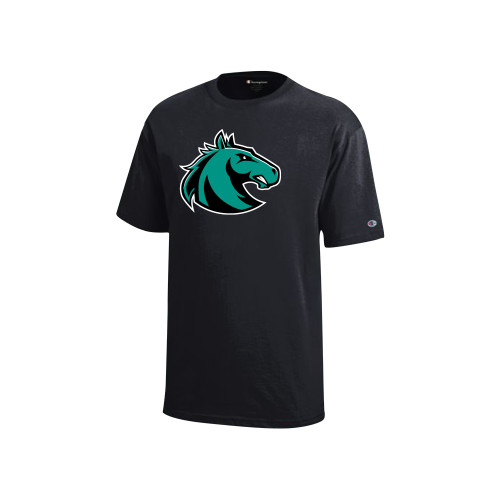  Champion Youth Black Short Sleeve Tee - Athletic Palomino