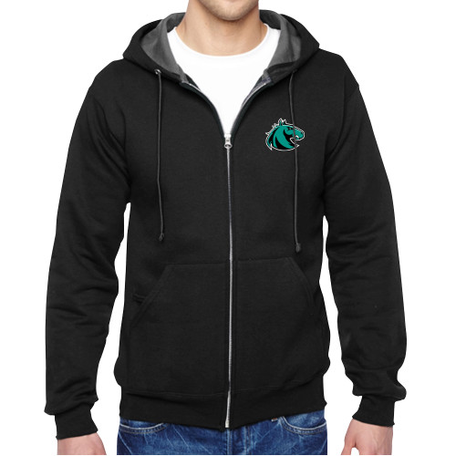  Black Fleece Full Zip Hoodie - Athletic Palomino