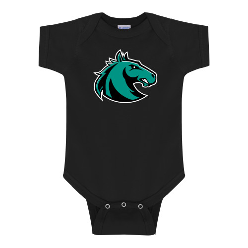  Black Infant Onesie - Athletic Palomino