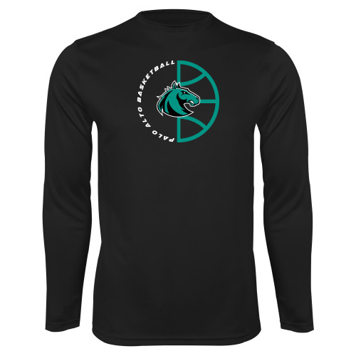  Black Performance Long Sleeve Shirt - ADDITIONAL ARTWORK