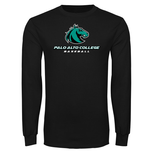  Black Long Sleeve T Shirt - Baseball