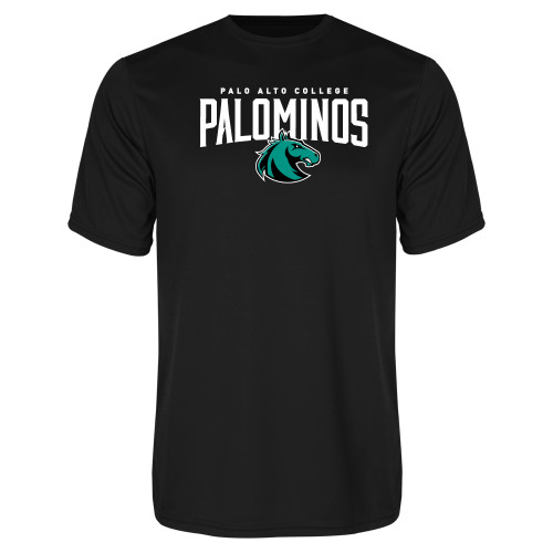  Black Performance Tee - Palo Alto College Palominos