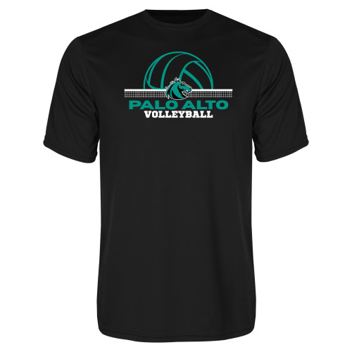  Black Performance Tee - Palo Alto College Volleyball