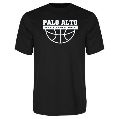  Black Performance Tee - Palo Alto Mens Basketball