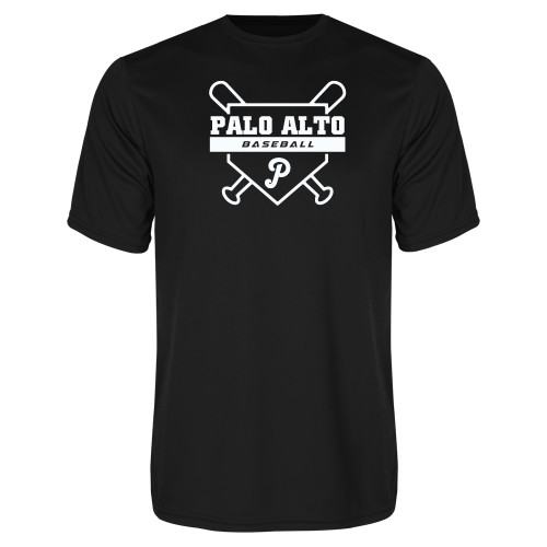  Black Performance Tee - Palo Alto Baseball