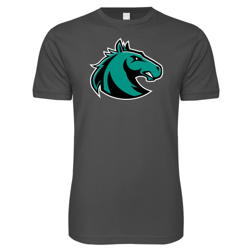  Next Level Charcoal SoftStyle T Shirt - Athletic Palomino