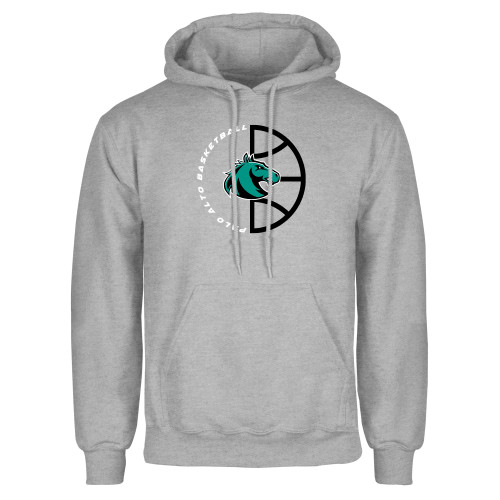  Grey Fleece Hoodie - Palo Alto College Basketball
