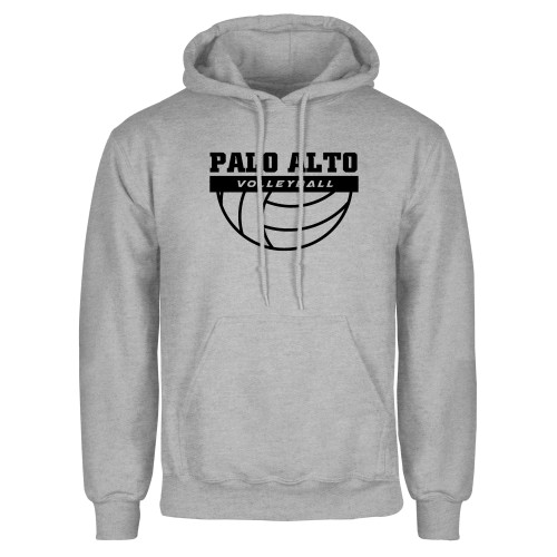  Grey Fleece Hoodie - Palo Alto Volleyball