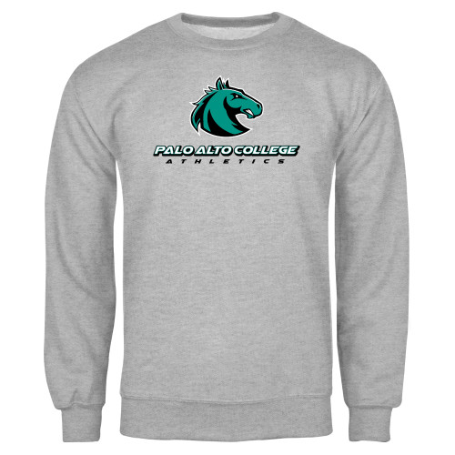  Grey Fleece Crew - Athletics
