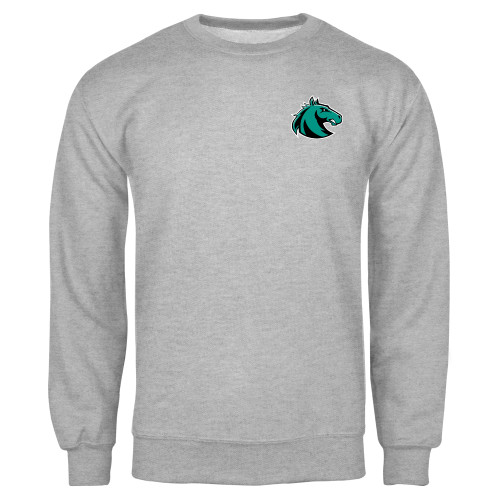  Grey Fleece Crew - Athletic Palomino