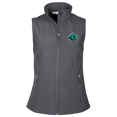  Womens Charcoal Core Softshell Vest - Athletic Palomino