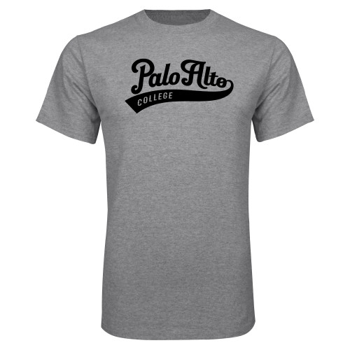  Grey T Shirt - Palo Alto College Script
