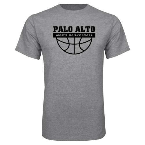  Grey T Shirt - Palo Alto Mens Basketball