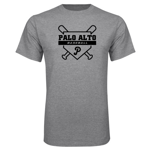  Grey T Shirt - Palo Alto Baseball