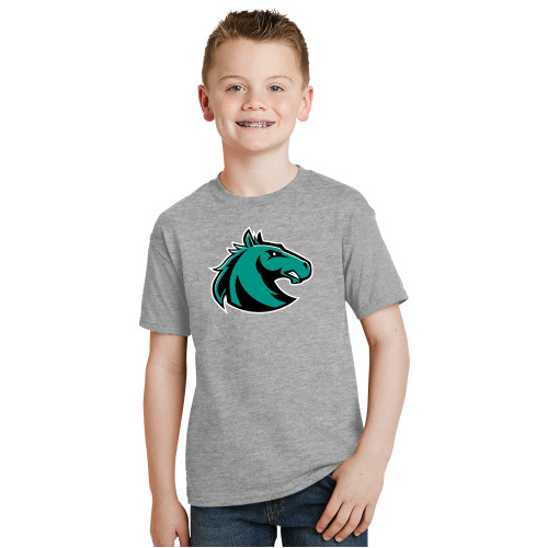  Youth Grey T Shirt - Athletic Palomino