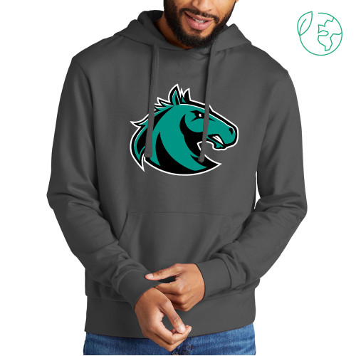  Allmade Dark Grey Organic French Terry Pullover Hoodie - Athletic Palomino