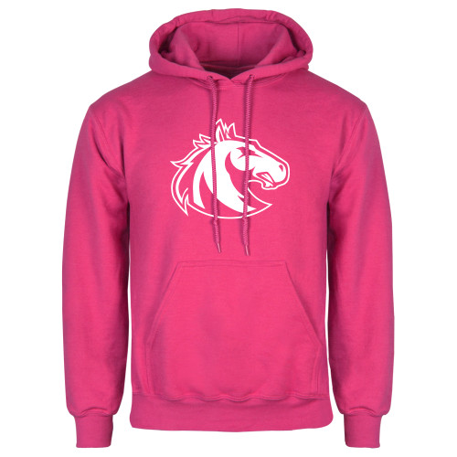  Womens Fuchsia Fleece Hoodie - Athletic Palomino