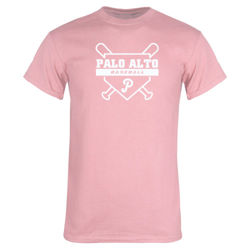  Light Pink T Shirt - Palo Alto Baseball