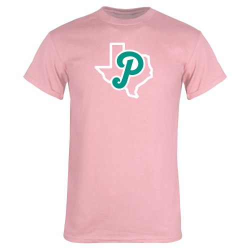  Light Pink T Shirt - Script P Texas