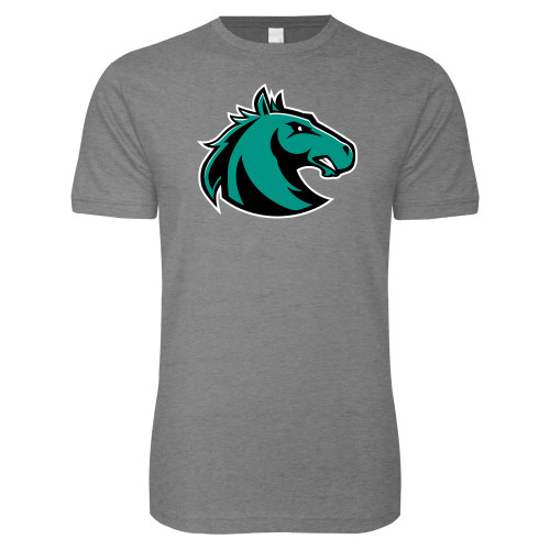  Next Level Heather Grey SoftStyle T Shirt - Athletic Palomino