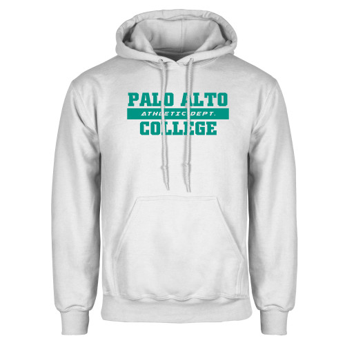  White Fleece Hoodie - Palo Alto College Athletic Dept.