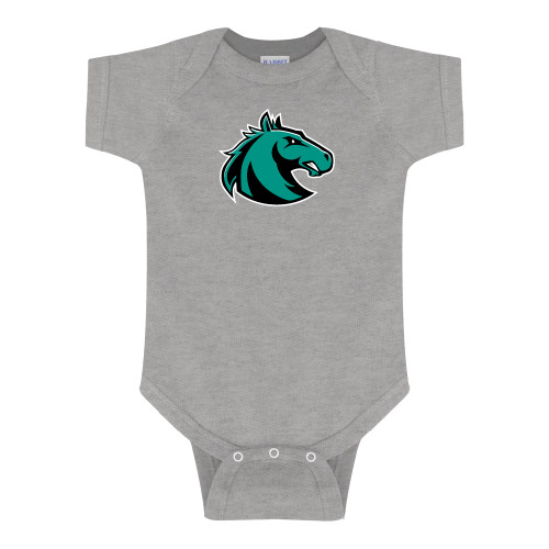  Grey Infant Onesie - Athletic Palomino